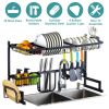 Stainless Steel Over the Sink Dish Drying Rack