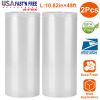 2 Rolls of Vacuum Sealer Bags 10.82inx49ft BPA Free Safe Vacuum Bags Keep Fresh Vacuum Machine (L)