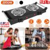 2000W Electric  Portable Dual Burner