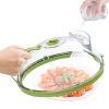 2Pcs Transparent Microwave Covers for Food Splatter