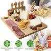 Bamboo Charcuterie Cheese Platter