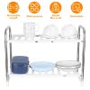 2 Tier Retractable Kitchenware Rack Holders