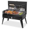 BBQ Suitcase Grill Shelf For Outdoor Camping