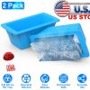 2 Pack Silicone Freezer Block Molds