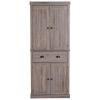 Farmhouse 6ft  Kitchen / Bathroom Storage Pantry Drawer Cabinet Wood Grain