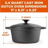 Pre-Seasonded Cast Iron Dutch Oven