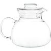 Stovetop Clear Glass Teapot Kettle with Lid