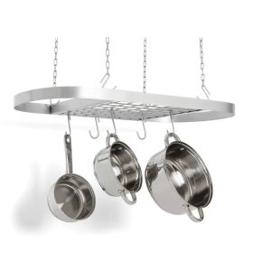 Carbon Steel Ceiling Mount Kitchen Pot Rack