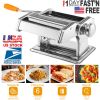 Pasta Maker Roller Machine Fettuccine Noodle Maker 9 Thickness Settings Stainless Steel