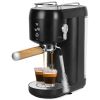 Espresso Machine With Adjustable Milk Frother Steam Wand