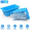 2 Pack Silicone Freezer Block Molds