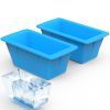 2 Pack Silicone Freezer Block Molds