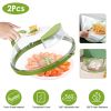 2Pcs Transparent Microwave Covers for Food Splatter