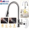 Brushed Nickel Kitchen Faucets with Pull Down Sprayer