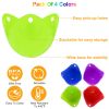 4 Pack Egg Poachers Silicone Egg Poaching Cups